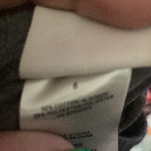 Nannette kids girls, gray and gold leggings with circles and stars gray size 6 - Picture 4 of 4